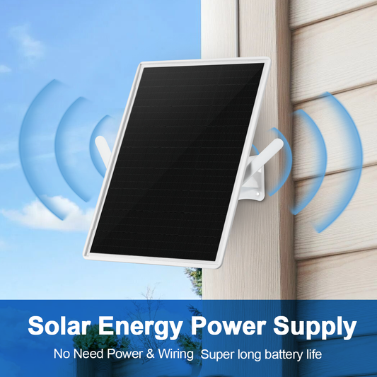 4G Router with 15W Solar Panel & 26000mA Battery for 50M transmission