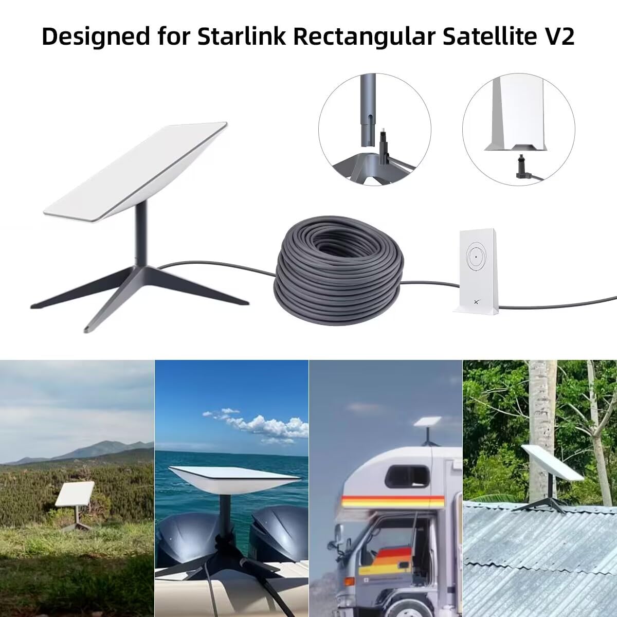 Starlink Cable Extension for Satellite waterproof various lengths