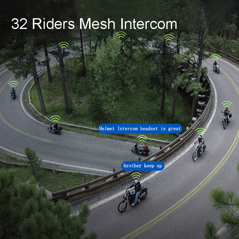 Mesh helmet intercom