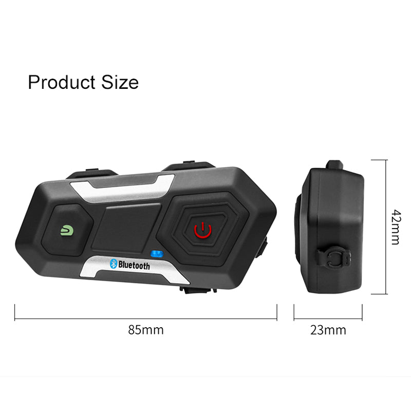 3-way Bluetooth motorcycle helmet intercom T10-V3 – primemotogear