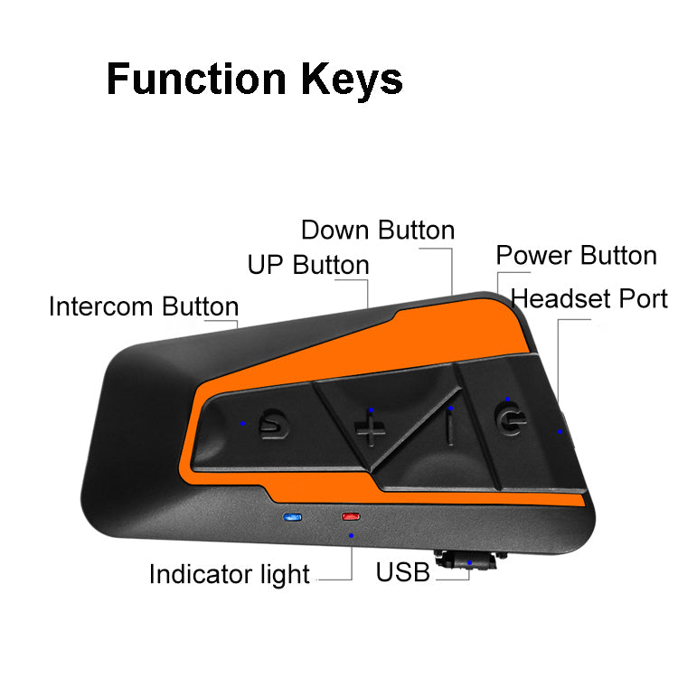 Bluetooth helmet intercom