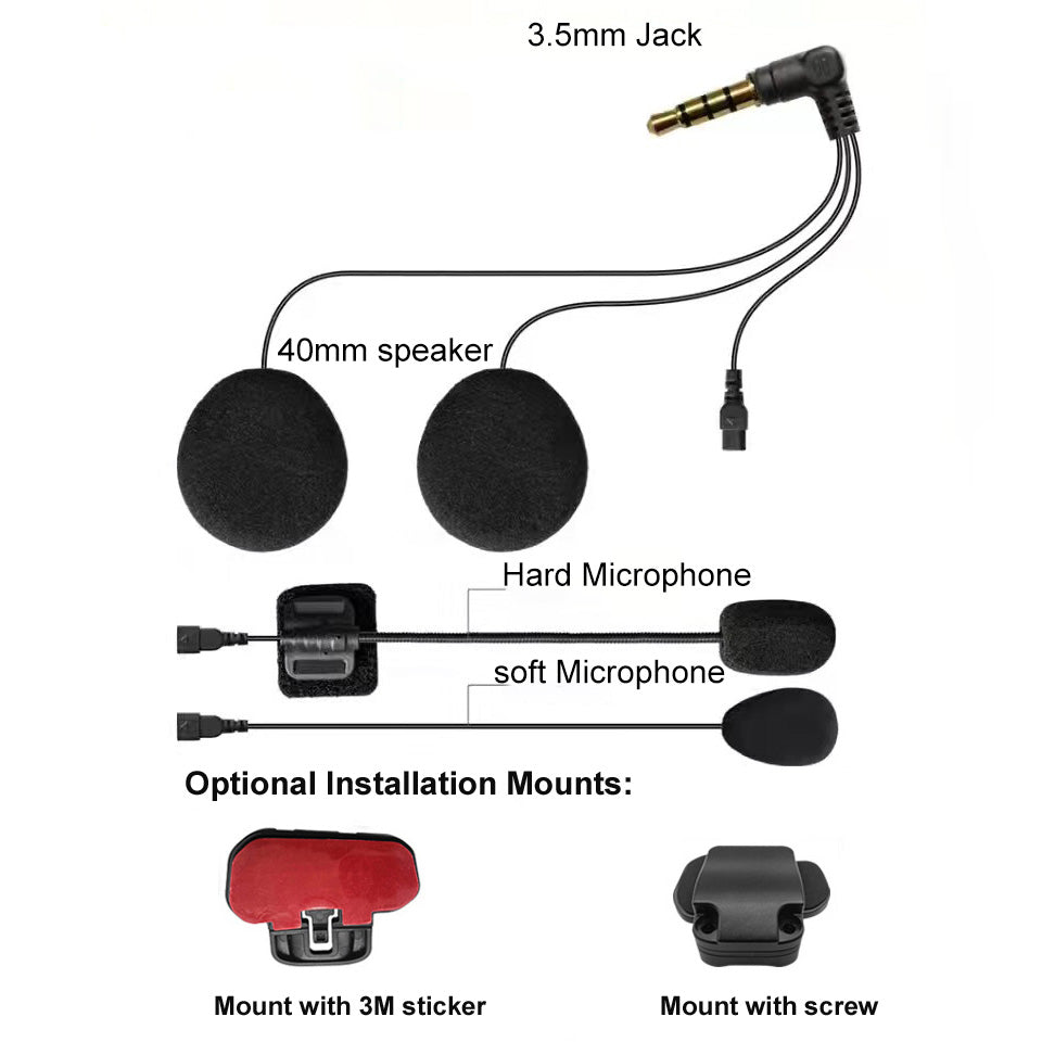 Bluetooth intercom accessory